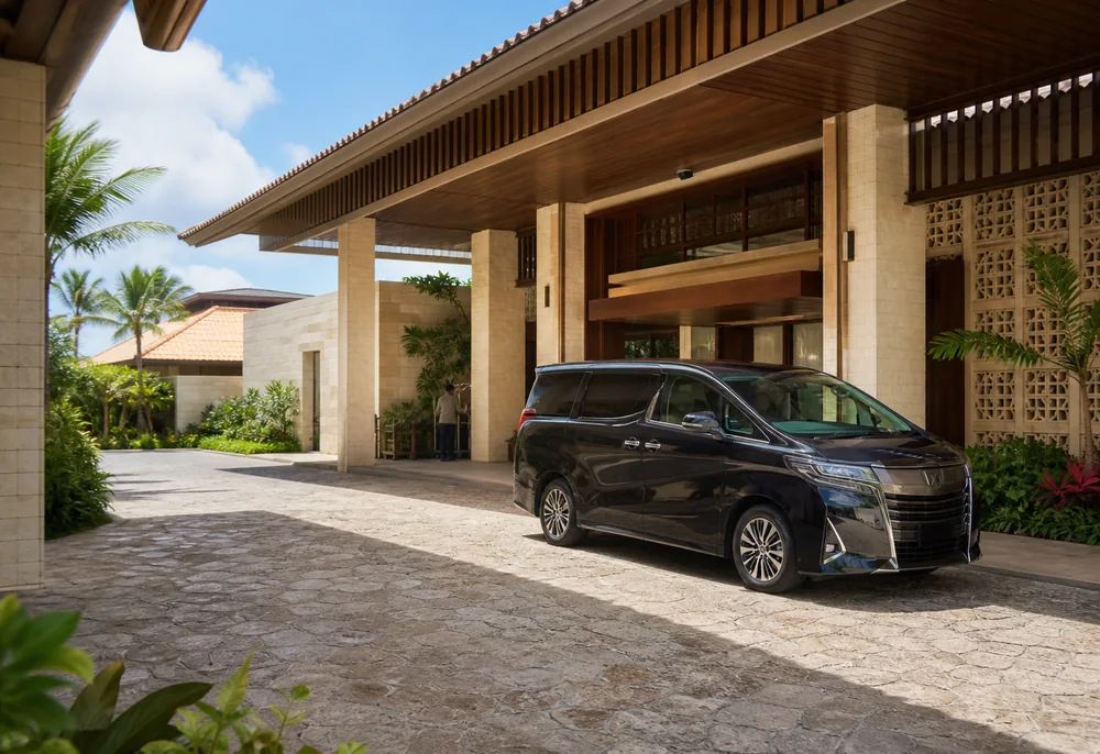 A premium passenger vehicle ready for a comfortable connected day in Okinawa